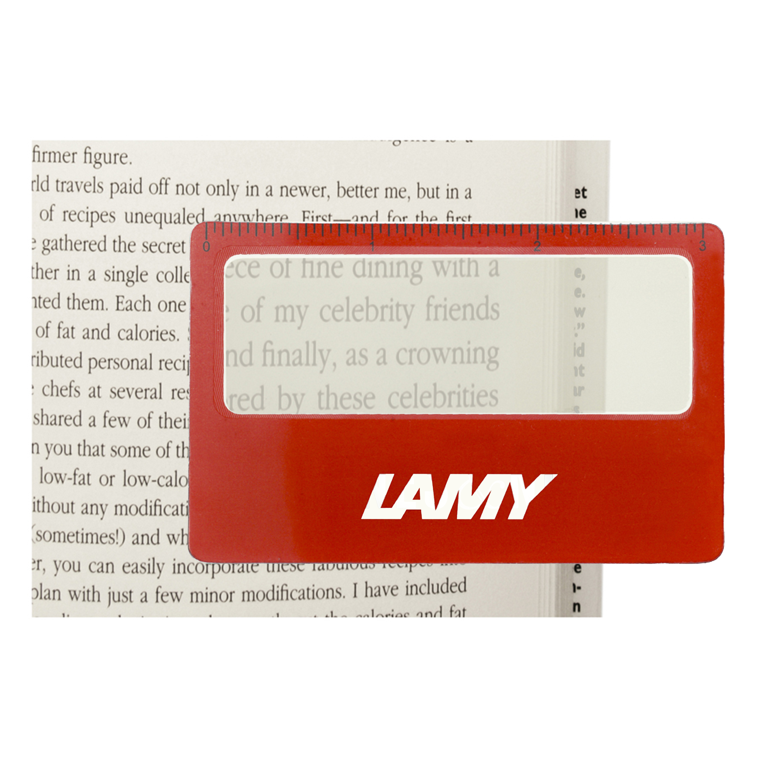 Pocket Ruler Magnifier w Sleev